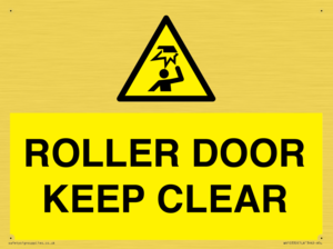 ROLLER DOOR KEEP CLEAR